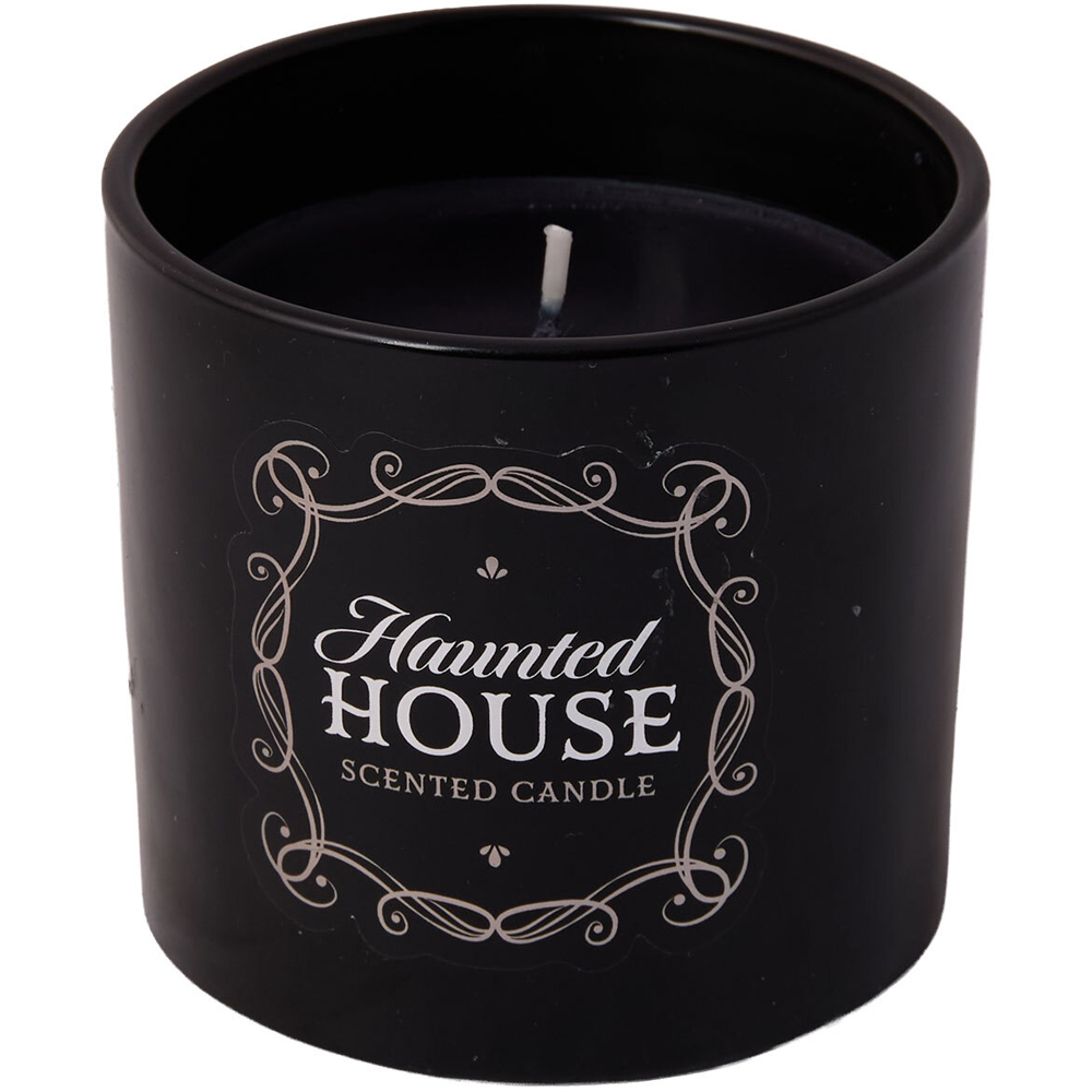 Haunted House Globe Candle Black Image 4