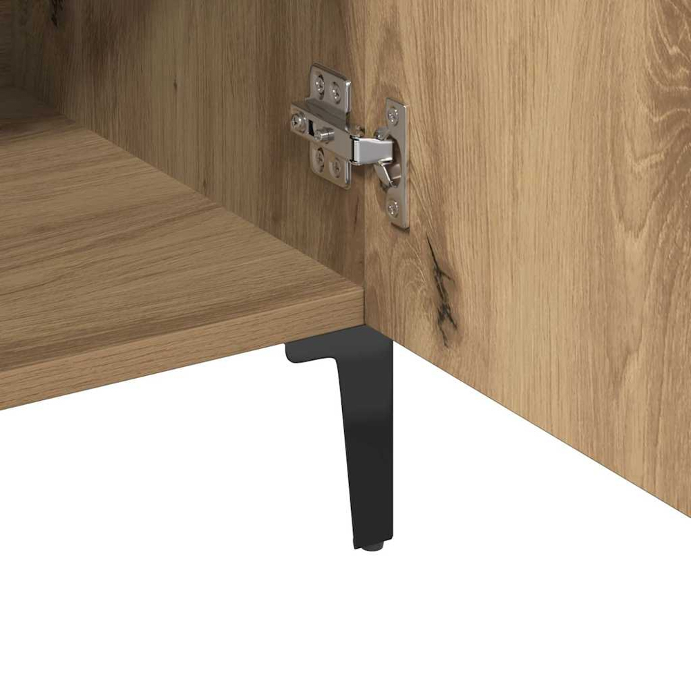 vidaXL 2 Door 2 Drawer Artisan Oak Sideboard Image 8