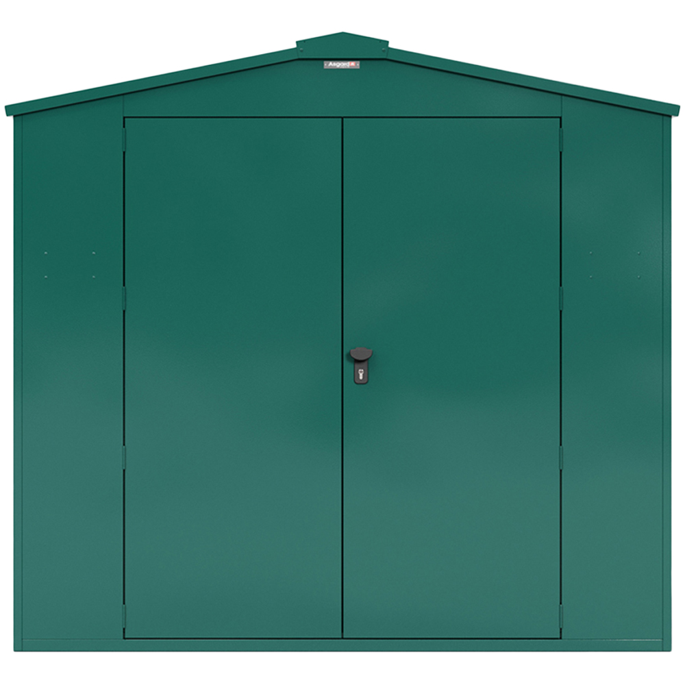 Asgard Gladiator 7 x 18ft Double Door Green High Security Apex Motorcycle Garage Image 1