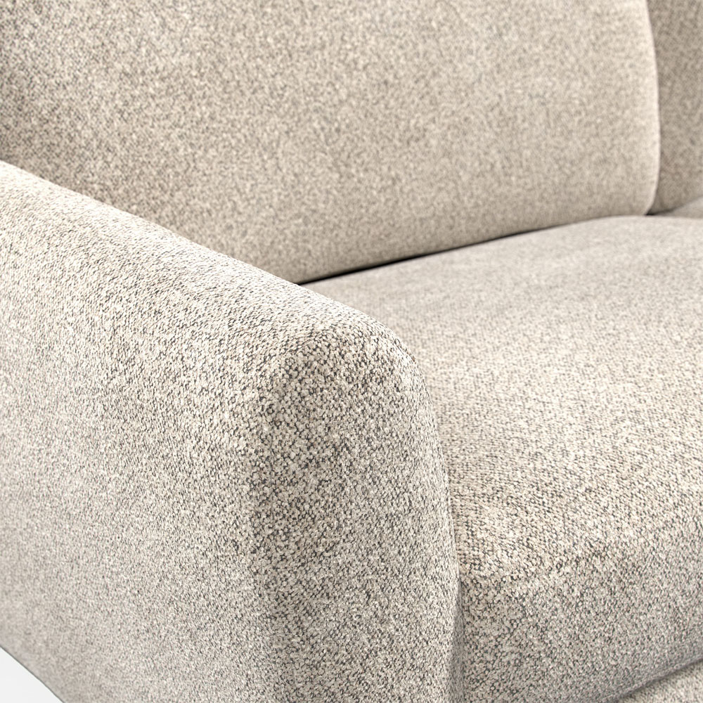 Matlock 2 Seater Linen Boucle Fabric Sofa Image 4