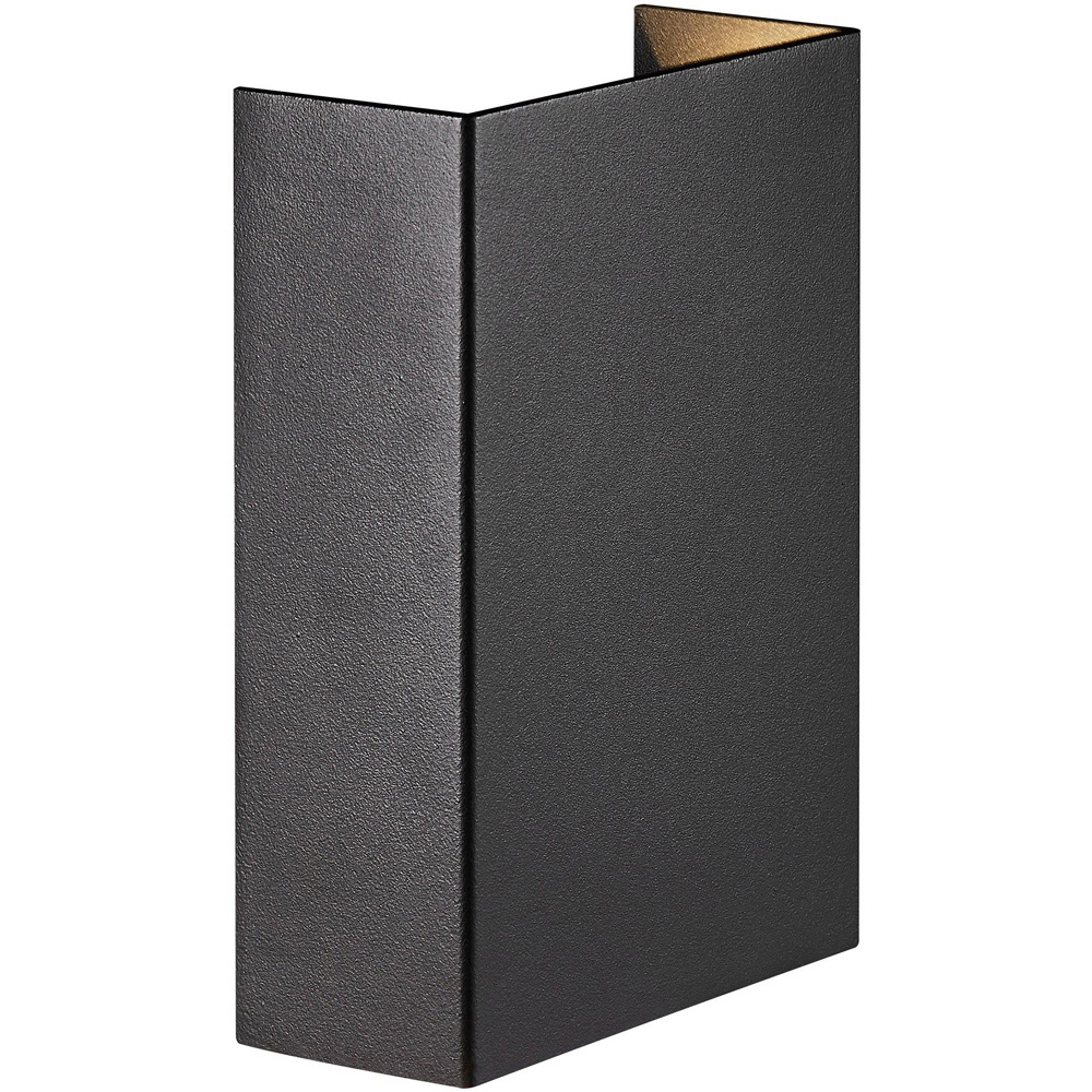 Nordlux Fold 10 Seaside Black Magnetic Shade Garden Wall Light Image 1