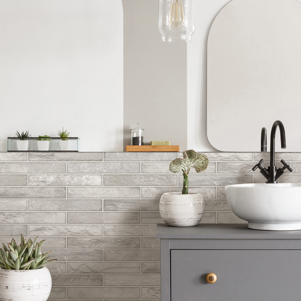 Holden Decor Talara Stone Tile Dove Wallpaper Image 3