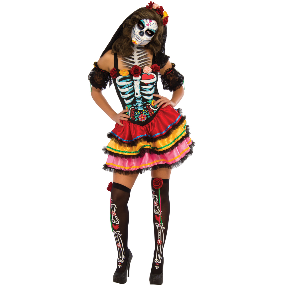 Rubies Masquerade Women Day Of The Dead Senorita Costume Image 2