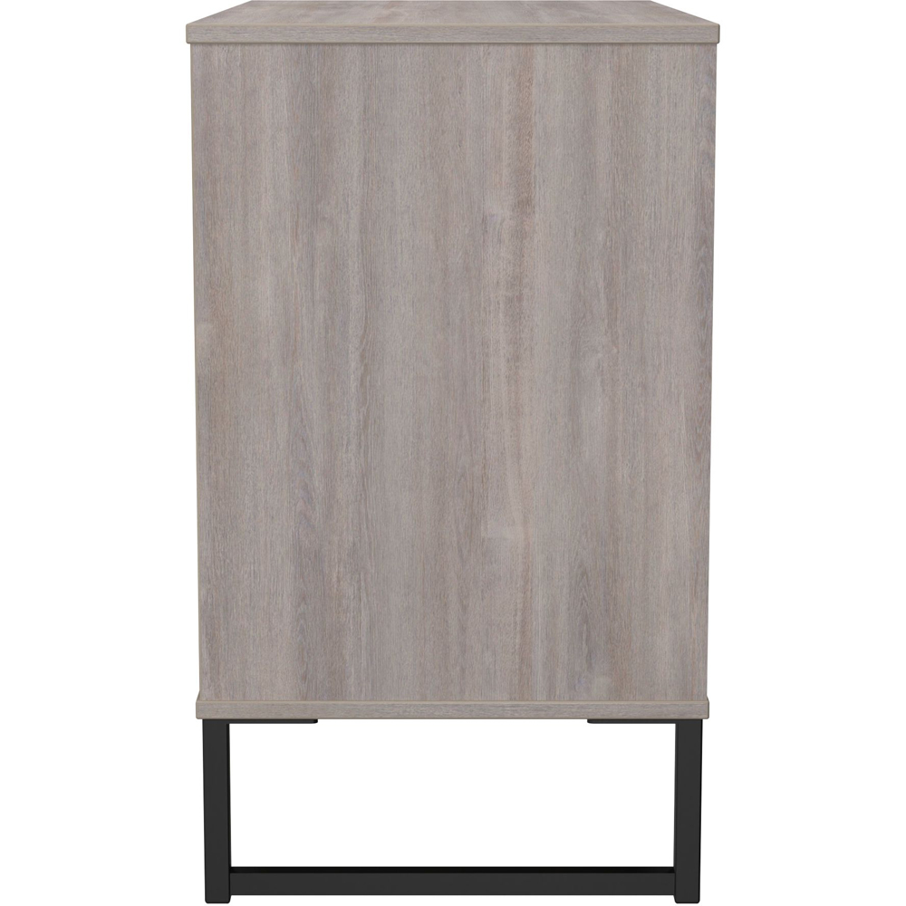 Crowndale Hong Kong 3 Drawer Grey Oak Chest of Drawers Ready Assembled Image 3