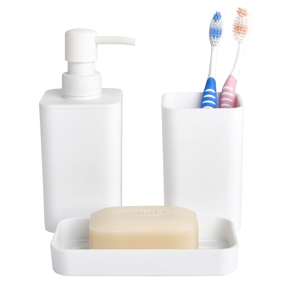 Wilko White Bathroom Set Wilko