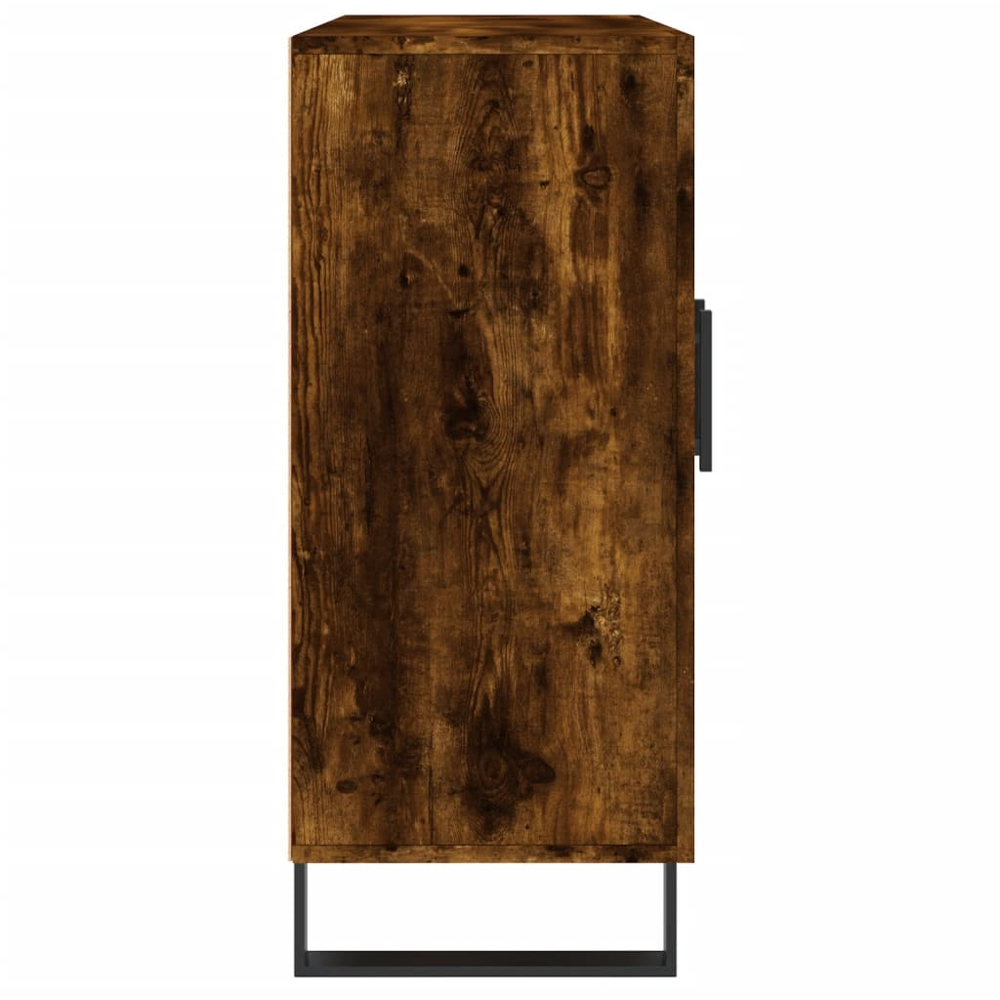 vidaXL 3 Door Smoked Oak Sideboard Image 7