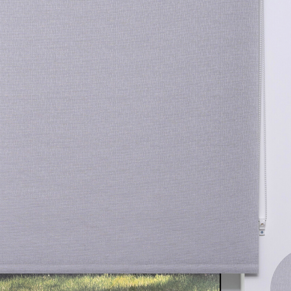 Blackout Textured Blind - Natural Weave / 120cm Image 6