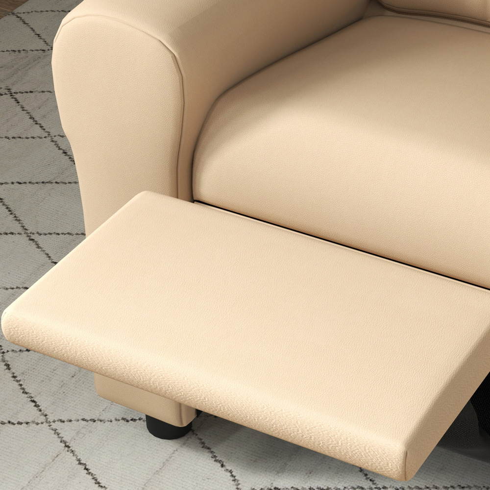 Tommy Toys Black Kids Recliner with Adjustable Backrest and Footrest Image 3