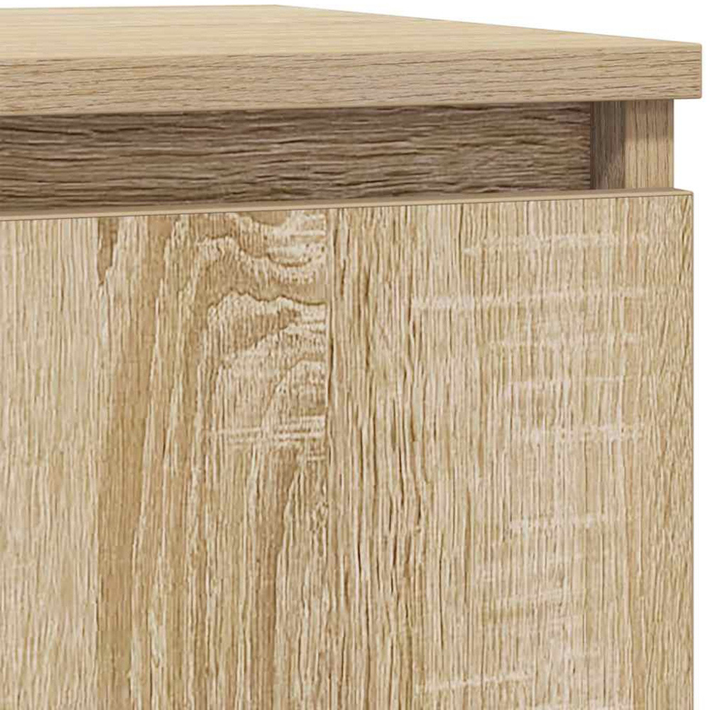 vidaXL Single Door Sonoma Oak Sideboard Image 8