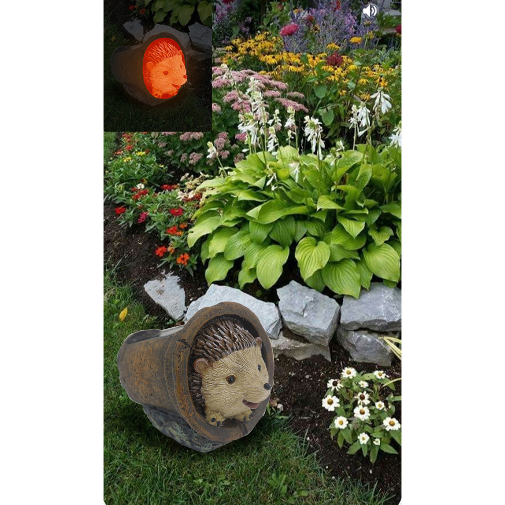 Avilo Hedgehog Solar Light Garden Ornament Image 5