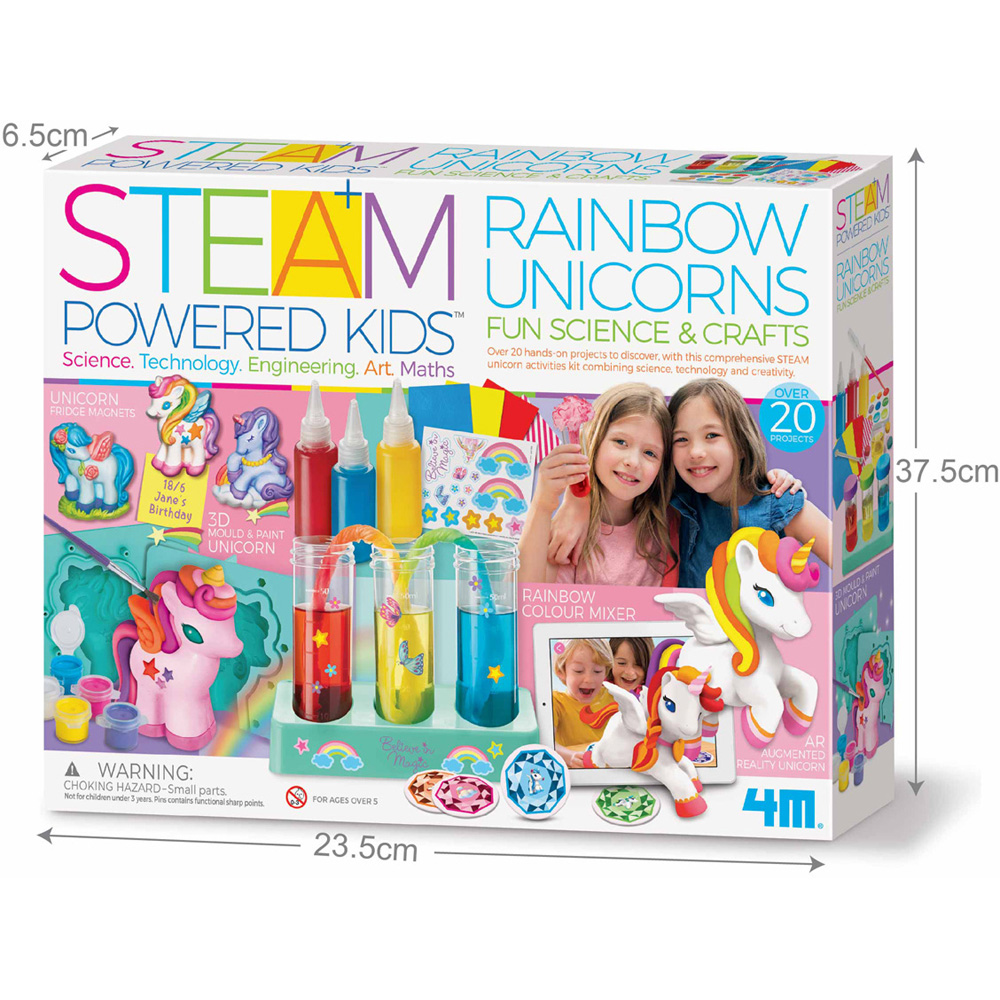 4M Steam Powered Kids Rainbow Unicorns Playset Image 9