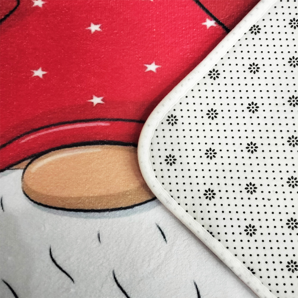 Noel Square Red Gonks Gift Parcel Xmas Bath Set 2 Piece Image 3