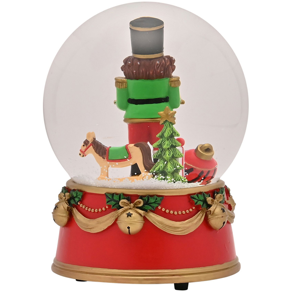 The Christmas Gift Co Musical Nutcracker Snow Globe Image 4