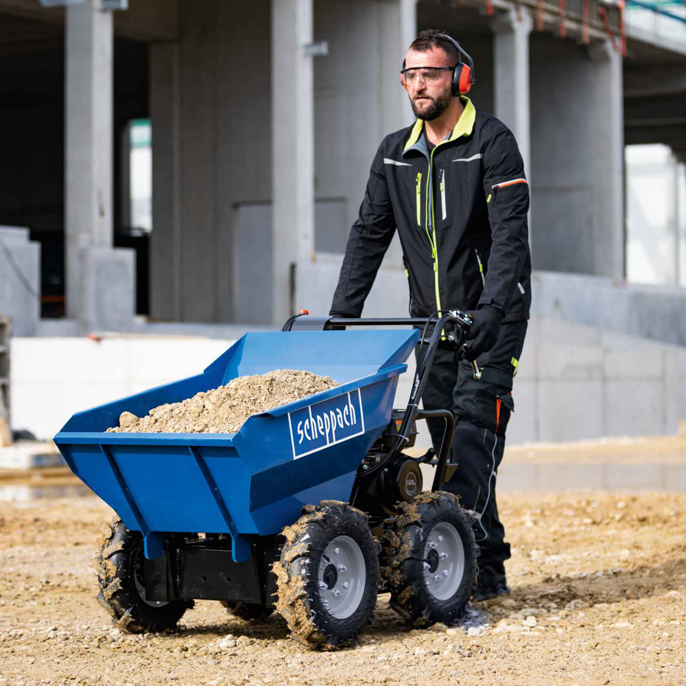 Scheppach DP3000 5.6HP Petrol Dumper with 125L Tipping Container Image 2