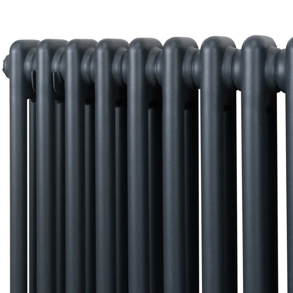 Monster Shop 1975 BTU Anthracite Grey Traditional 2 Column Radiator 300 x 832mm Image 5
