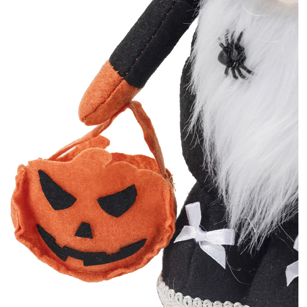 Living and Home Halloween Black and Purple Faceless Gnome Decor 2 Pack Image 4