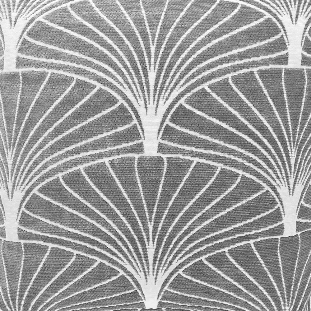 Velosso Palermo Chenille Grey Filled Cushion 43 x 43cm 2 Pack Image 2