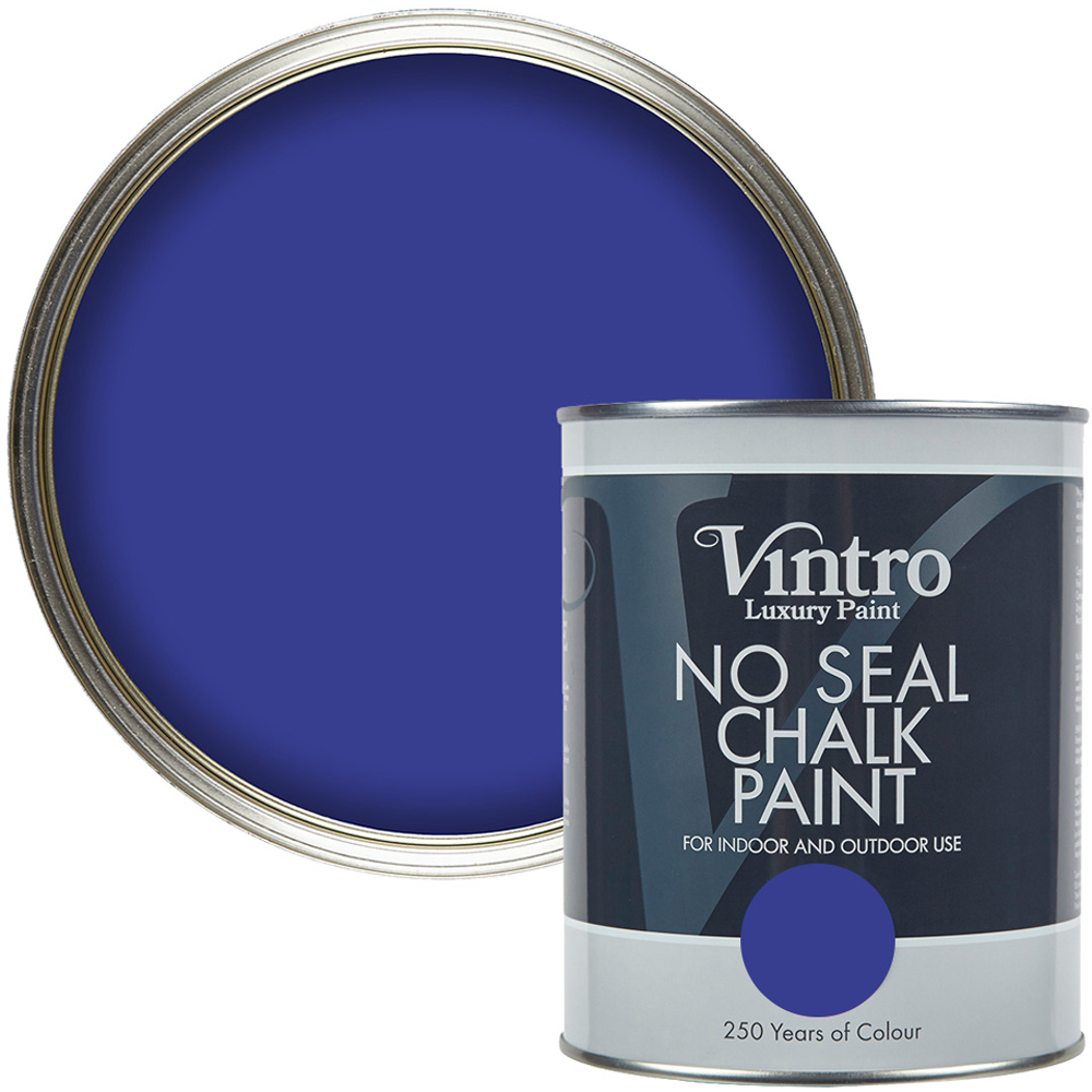 Vintro Paint Raphael Blue No Seal Chalk Paint 1L Image 1
