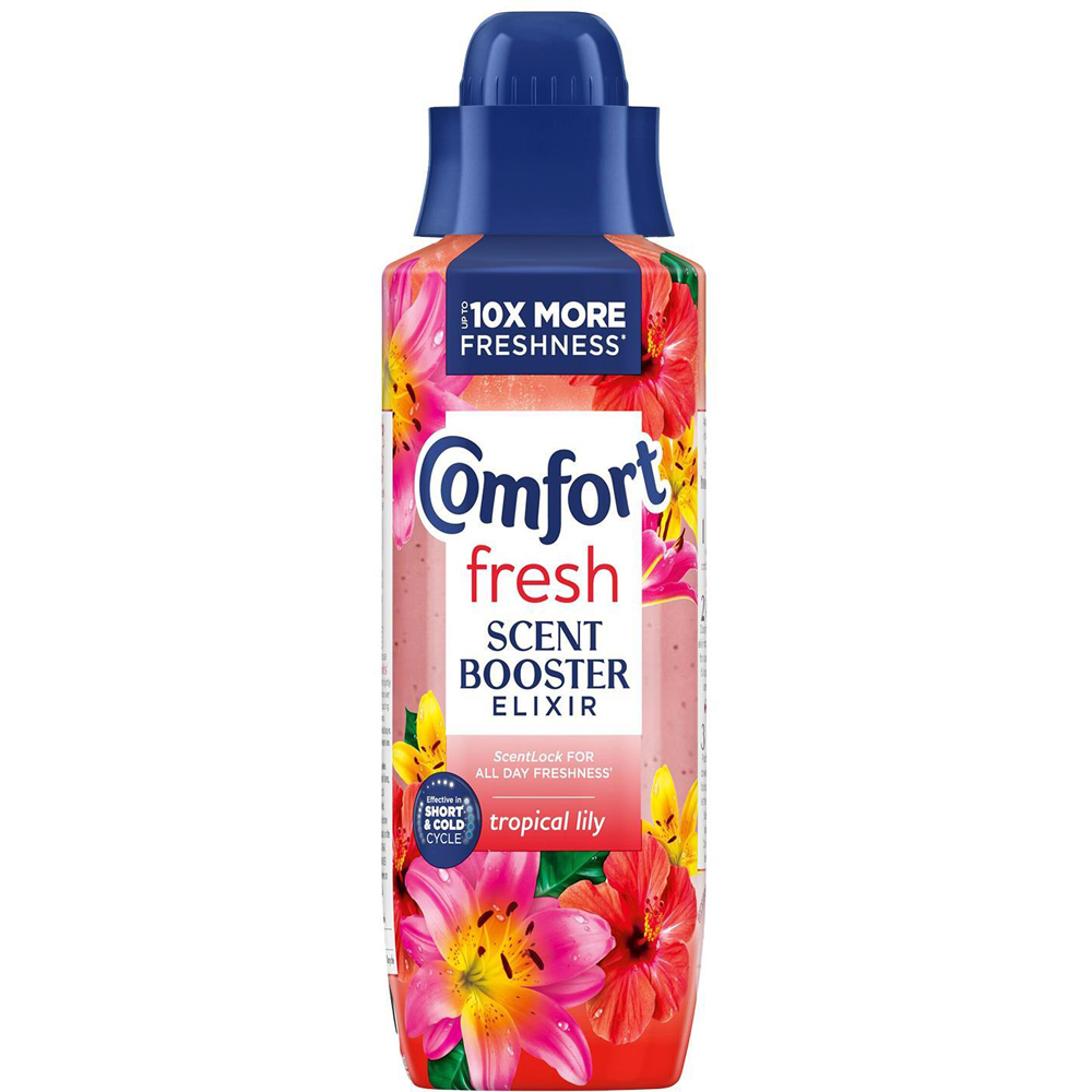 Comfort Fresh Tropical Lily Liquid Scent Booster Elixir 460ml 8 Pack Image 2