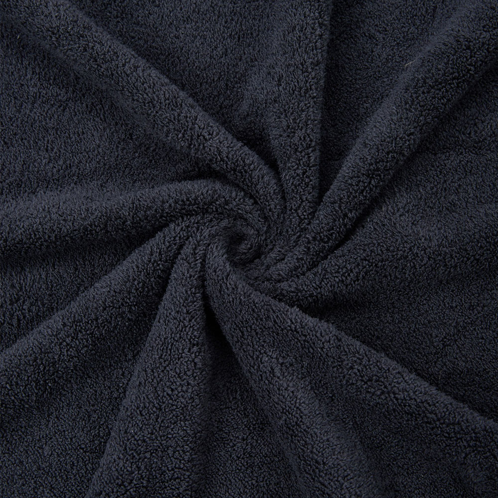 Living and Home Soft Polyester Dark Grey Gold Star Towel Set of 4 Image 5