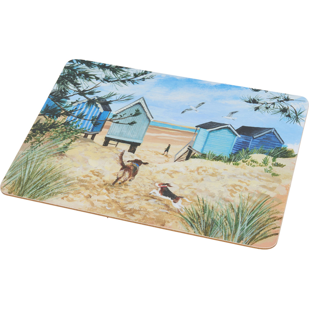 Pack of 6 Summer Walk On The Beach Placemats Image 4