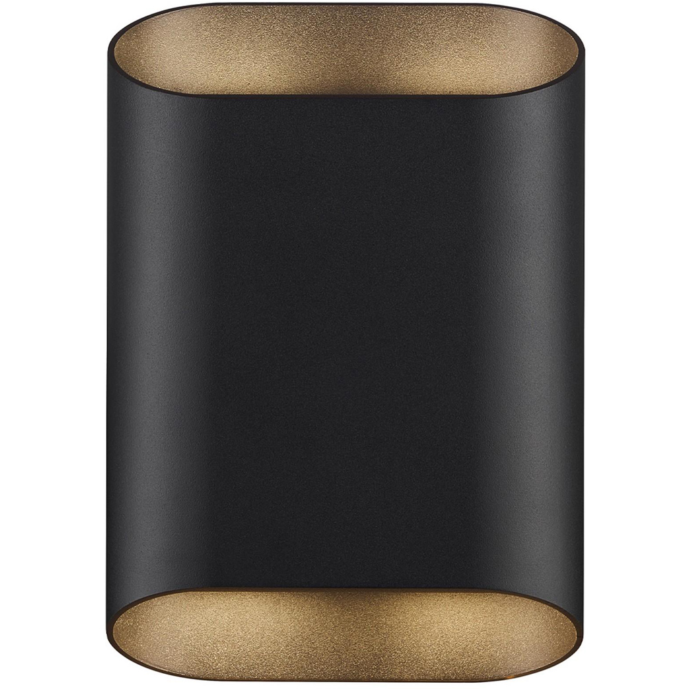 Nordlux Nico 22 GU10 Black Round Maxi Wall Light Image 4