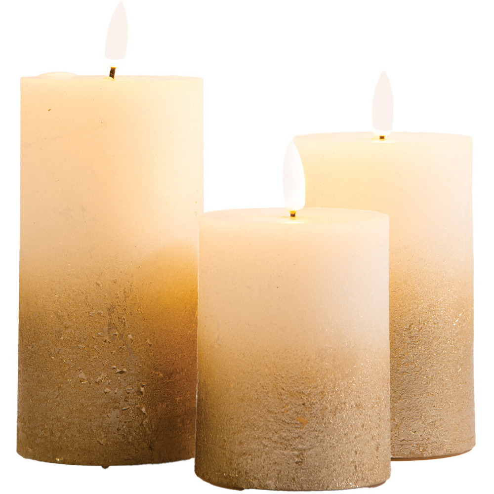 Ombre Finish LED Candle Set Image 6