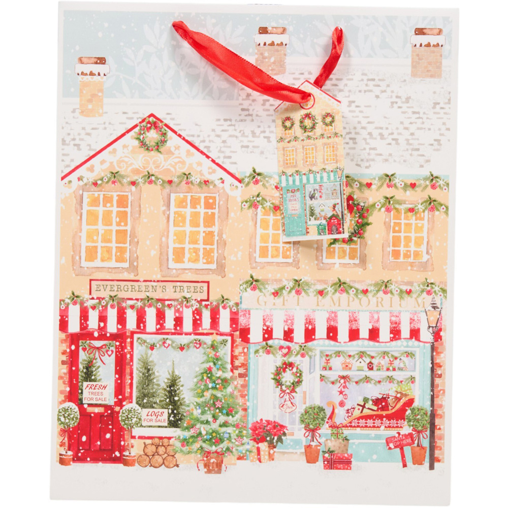 Christmas Scene Charming Gift Bag Small Image 5