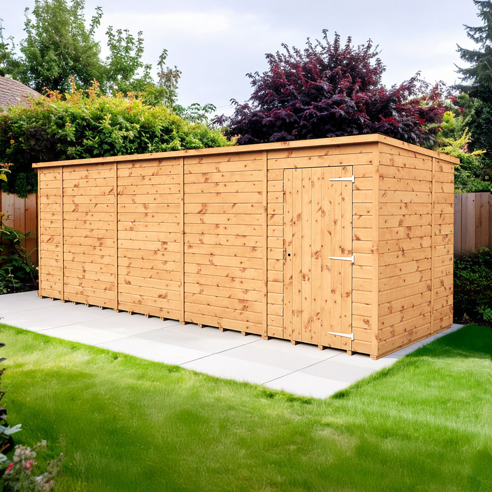 Empire Sheds 18 x 6ft Tongue and Groove Wooden Pent Garden Shed Image 2