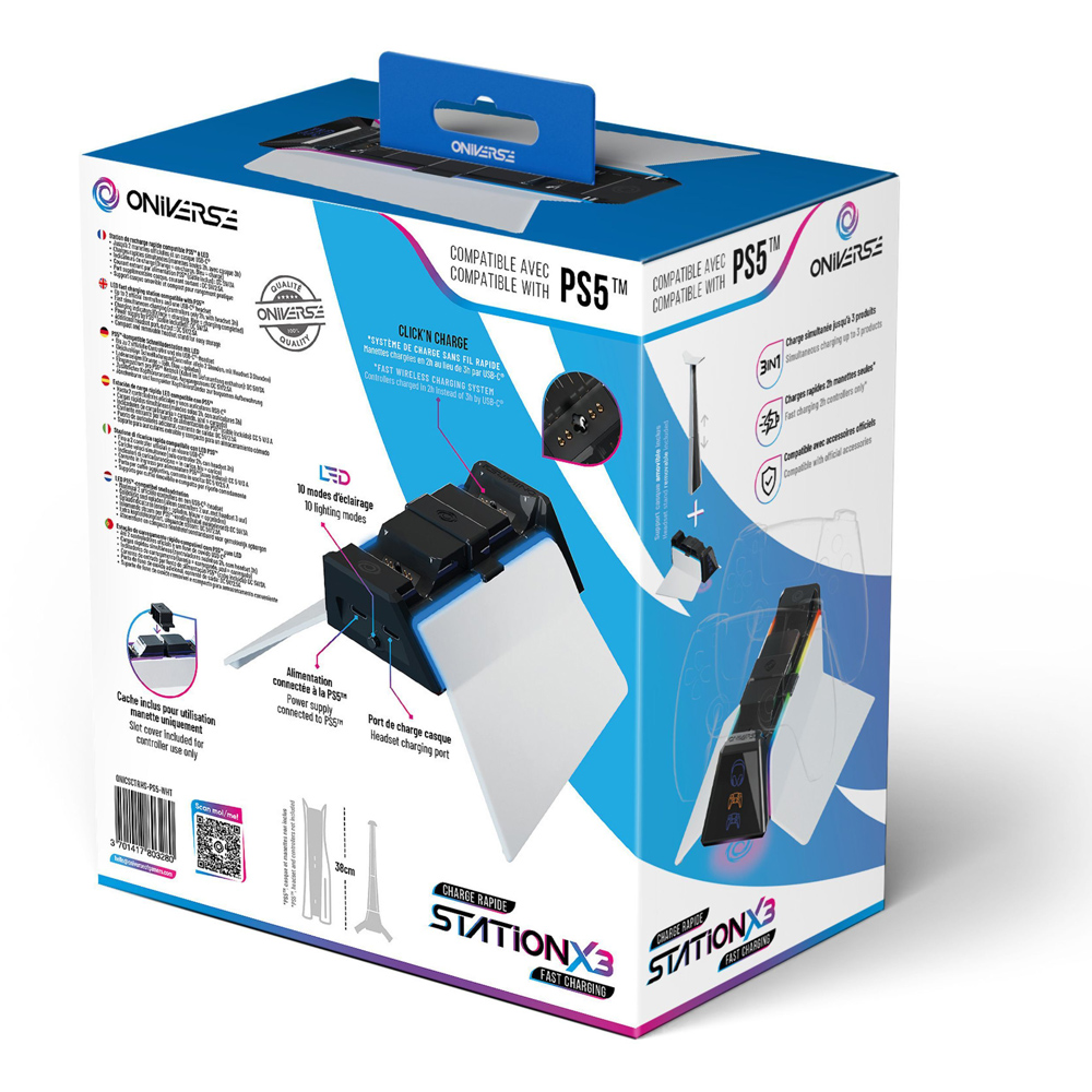 Oniverse Dual PS5 Controllers Fast Charging Station Image 5