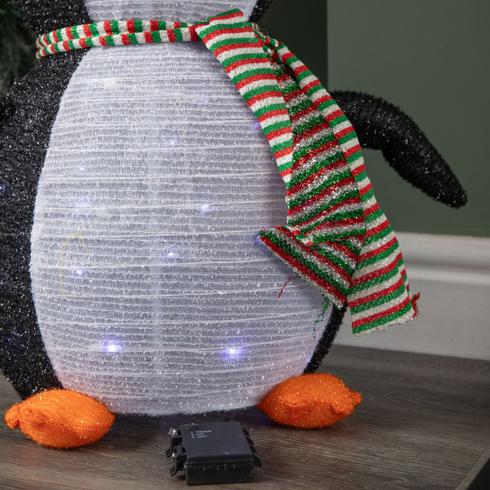 Samuel Alexander 45 Cool White LED Light Up Pop up Penguin Christmas Decoration 72cm Image 5