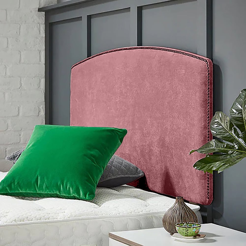 Eleganza Home Russo Double Pink Naples Strutted Headboard Image 2