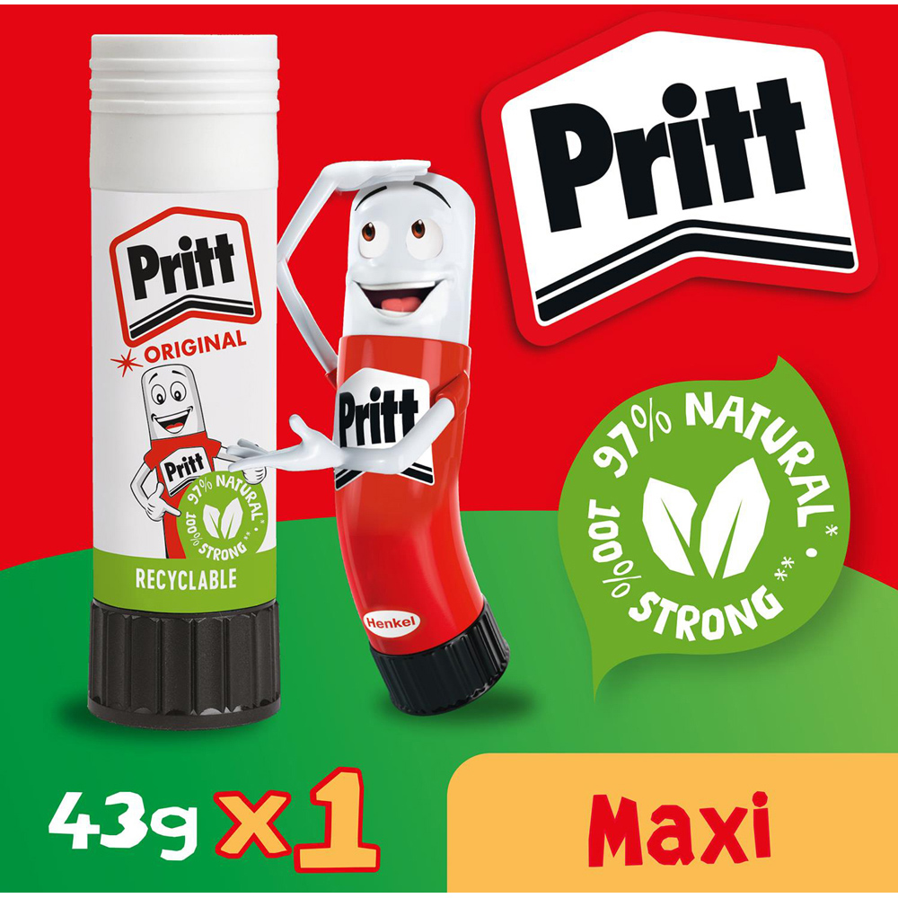 Pritt Child Friendly Art and Crafts Glue Sticks 43g 8 Pack Image 6
