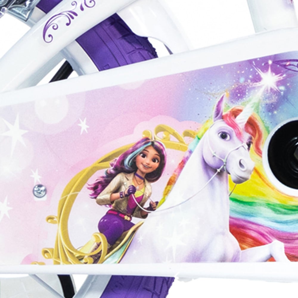 Dino Bikes Unicorn Academy 14 inch Kids Bicycle Image 5