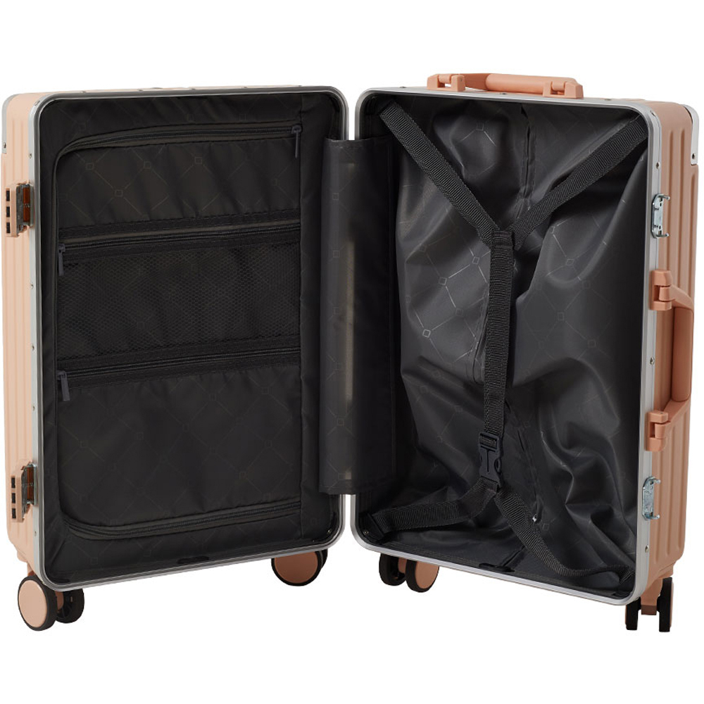 H&O Direct 20 inch Pink Carry On Hard Shell Luggage Suitcase Image 4