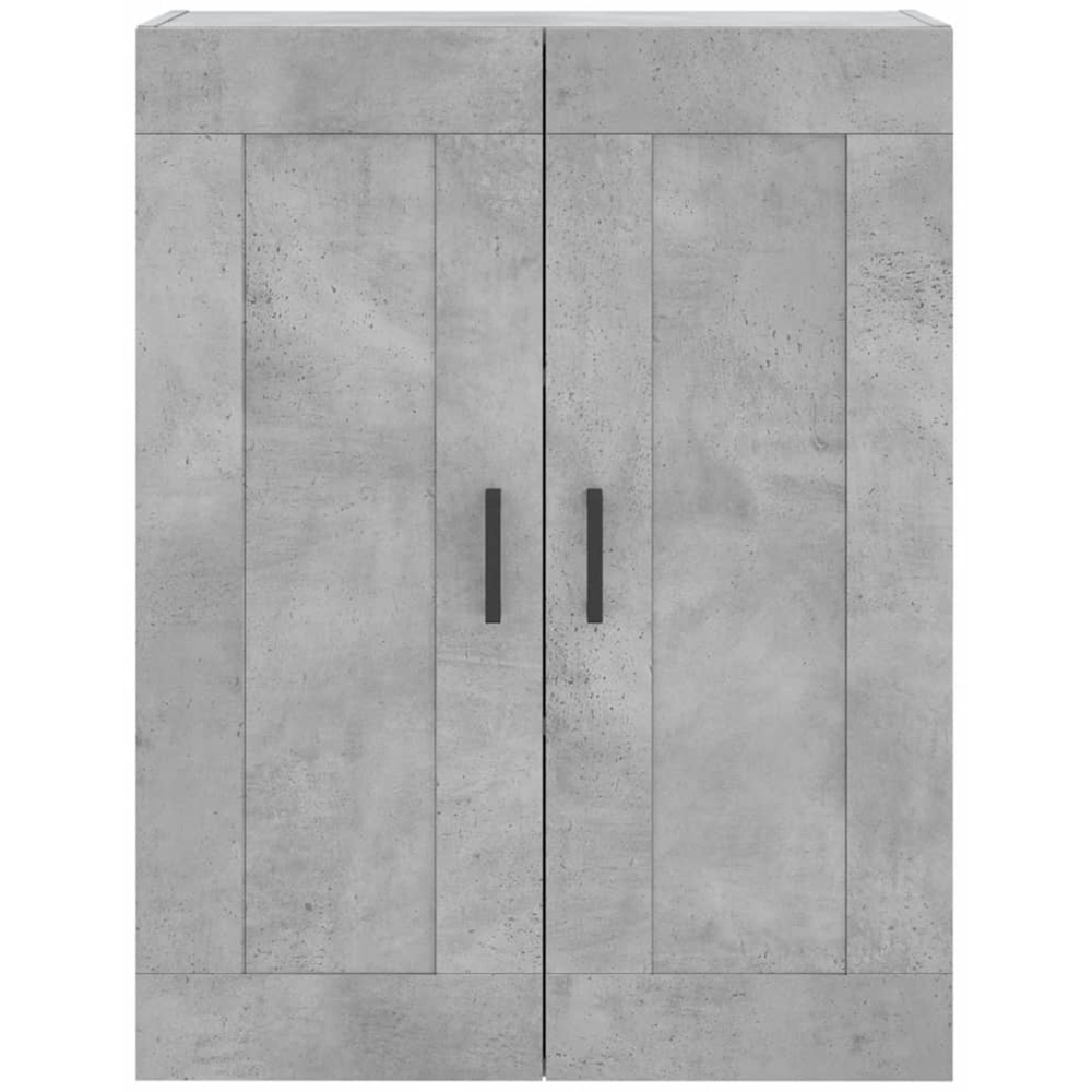 vidaXL 4 Door Concrete Grey Highboard Image 6