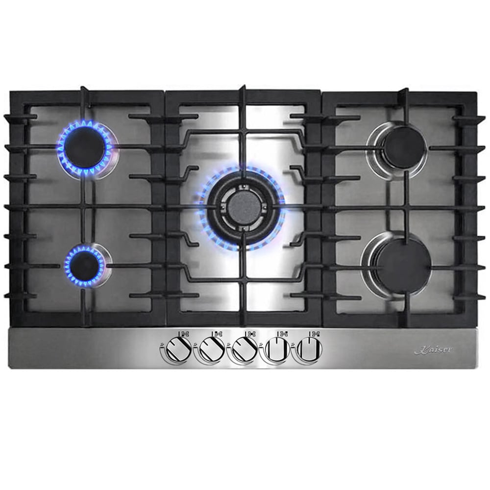 Kaiser Grand Chef Stainless Steel Gas Hob 86cm Image 1