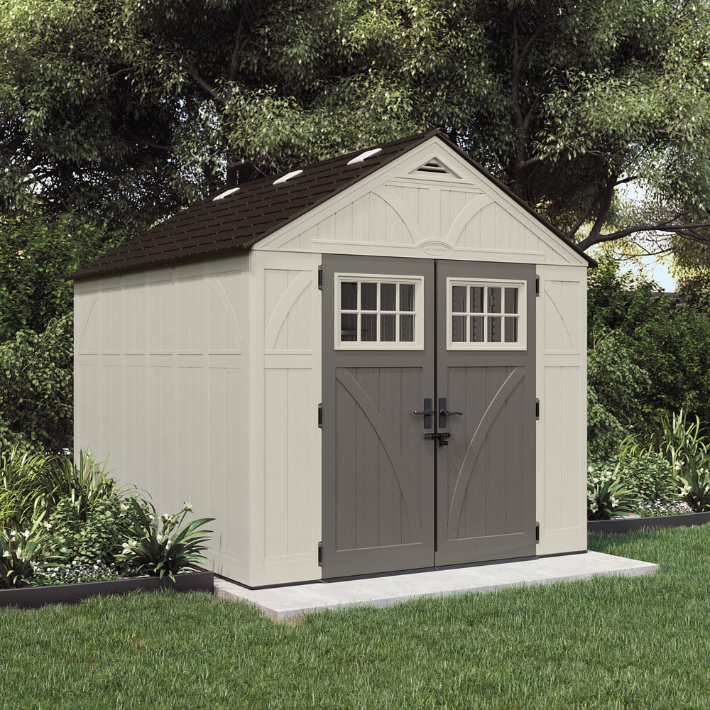 Suncast Tremont 8 x 10ft Apex Storage Shed Image 2