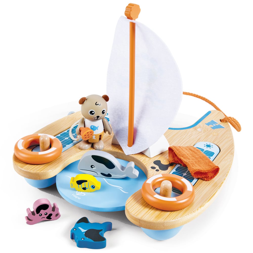 Hape Eco Catamaran Rescue Playset Image 1