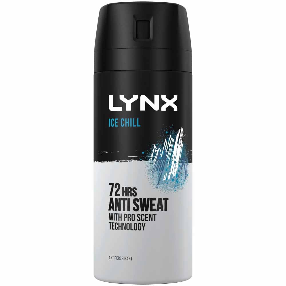 Lynx Ice Chill Antiperspirant Deodorant Spray 150ml Image 1