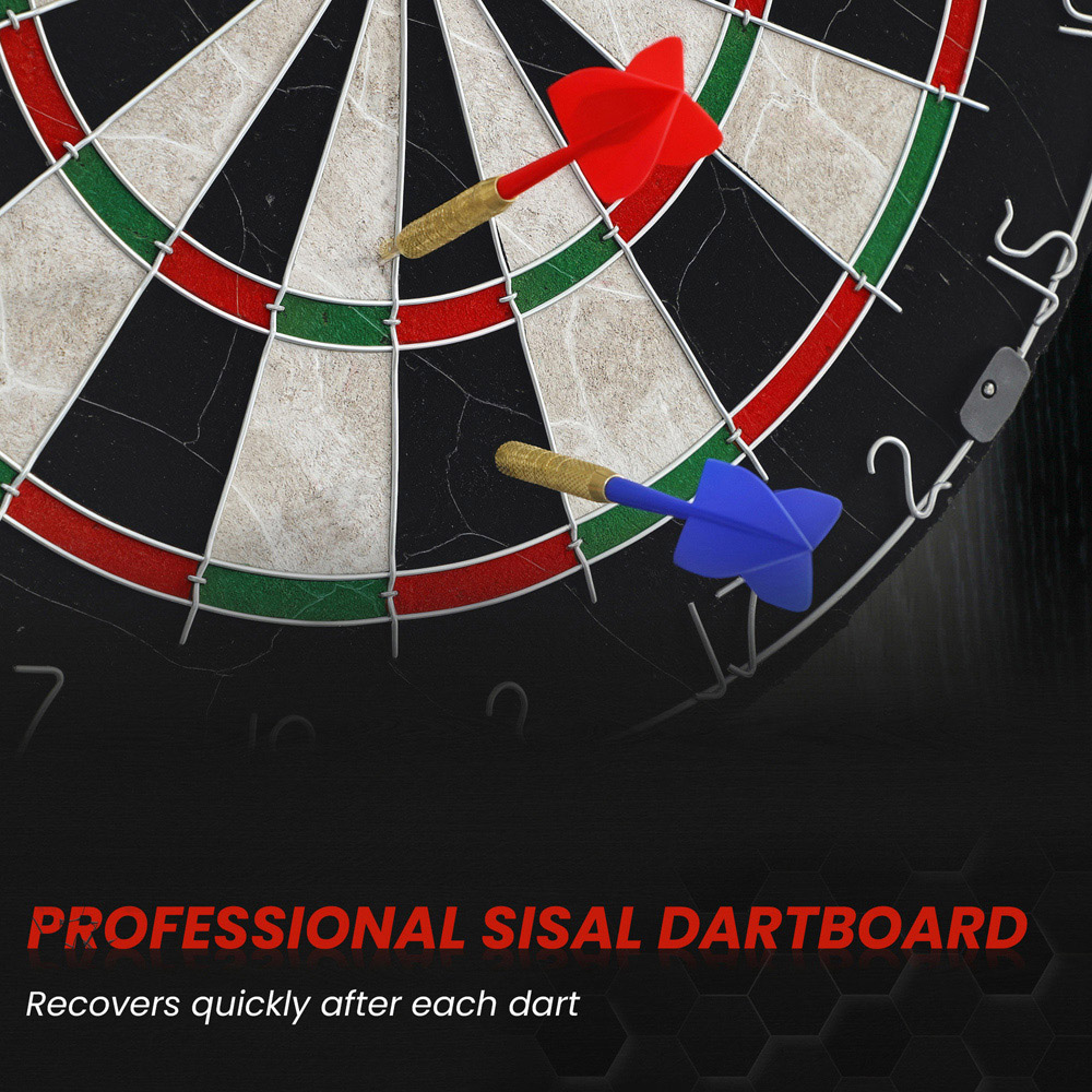 SPORTNOW 6 Dart Bristle Dartboard Set with Cabinet Image 6