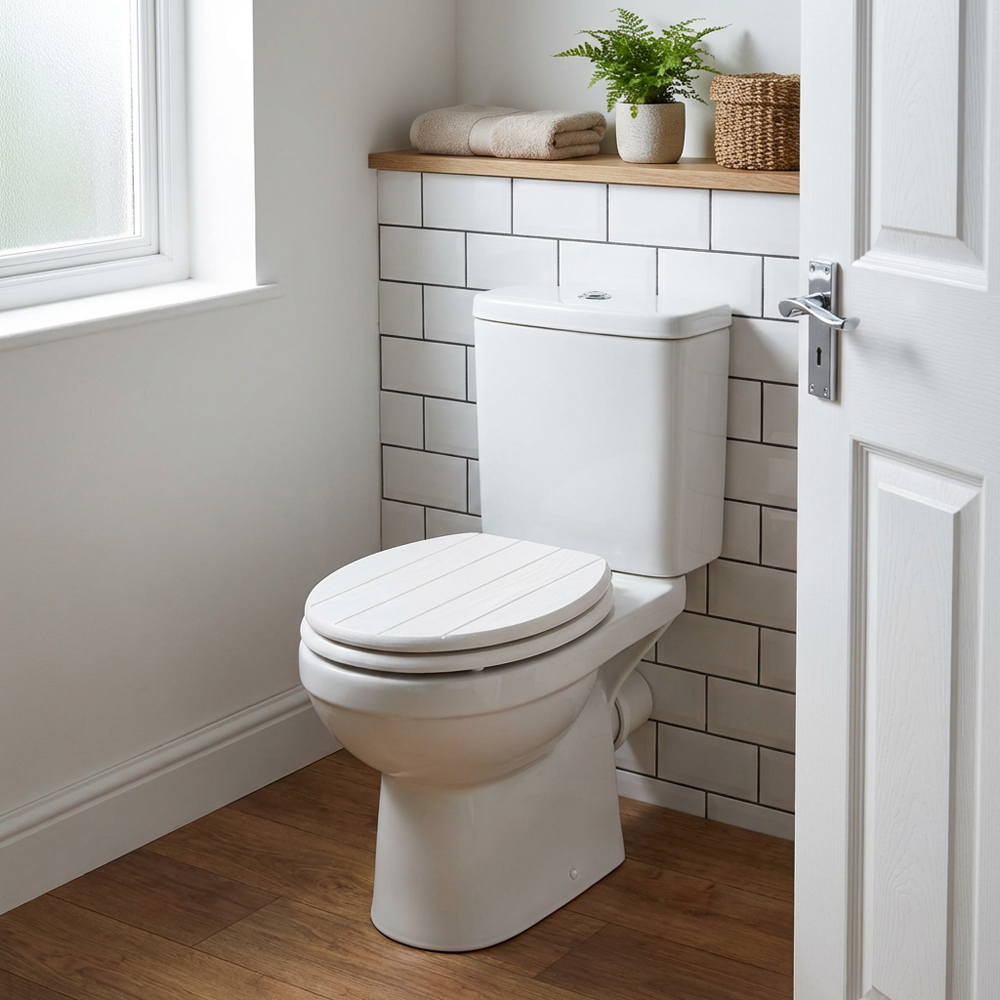 Kingsbury Toilet Seat - White Image 6