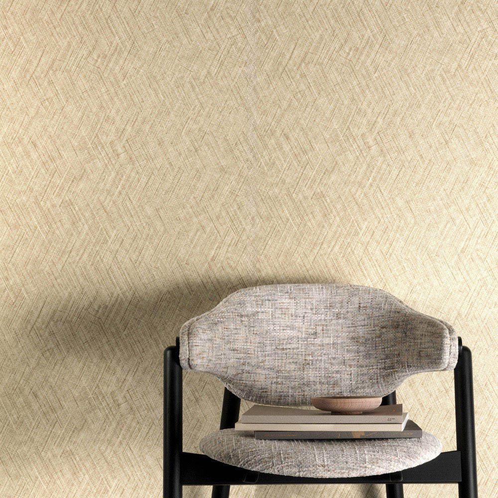 Grandeco Yuno Light Tan Wallpaper Image 3