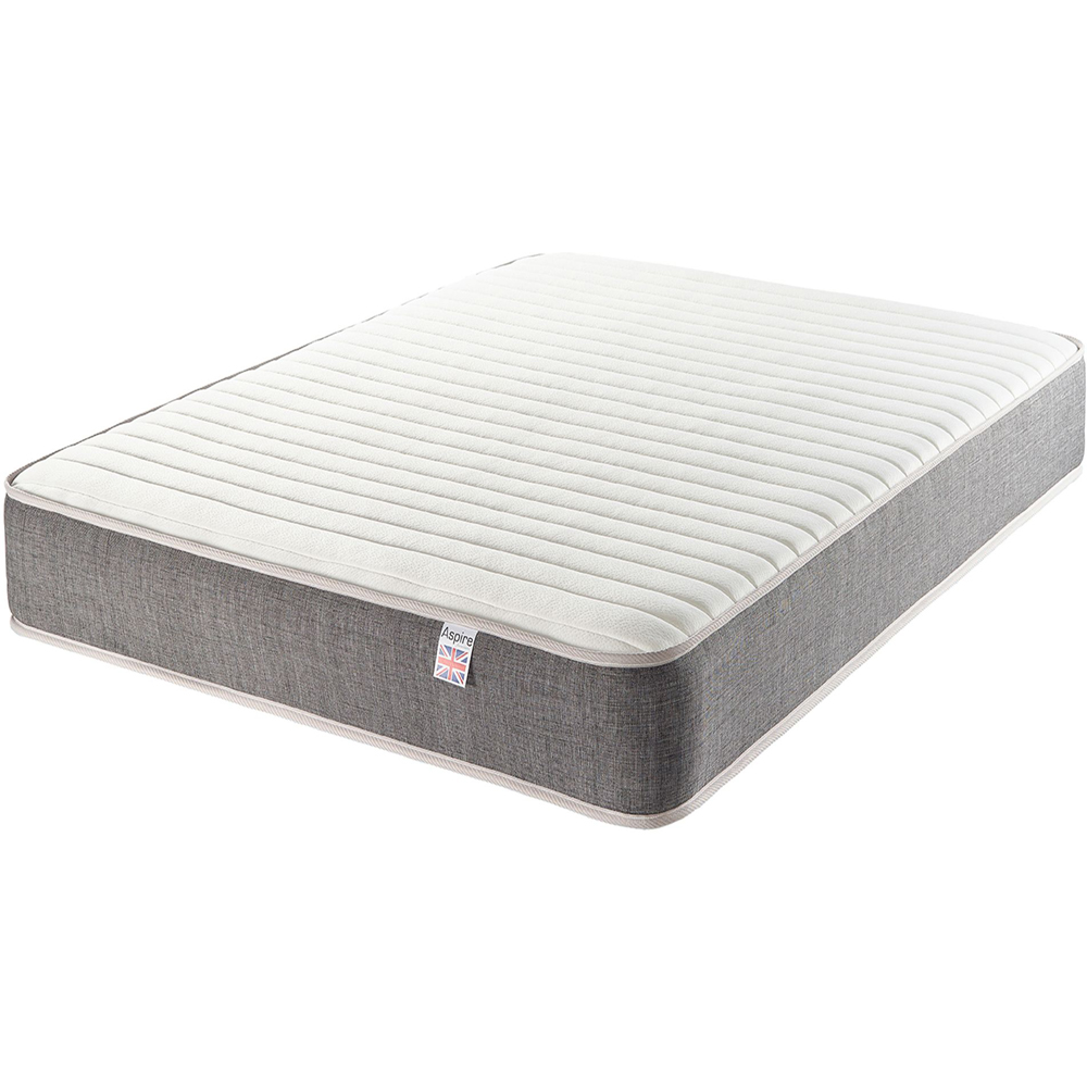 Aspire Pocket+ Small Single Medium Comfort Memory Foam Pocket Spring Hybrid Mattress Image 1