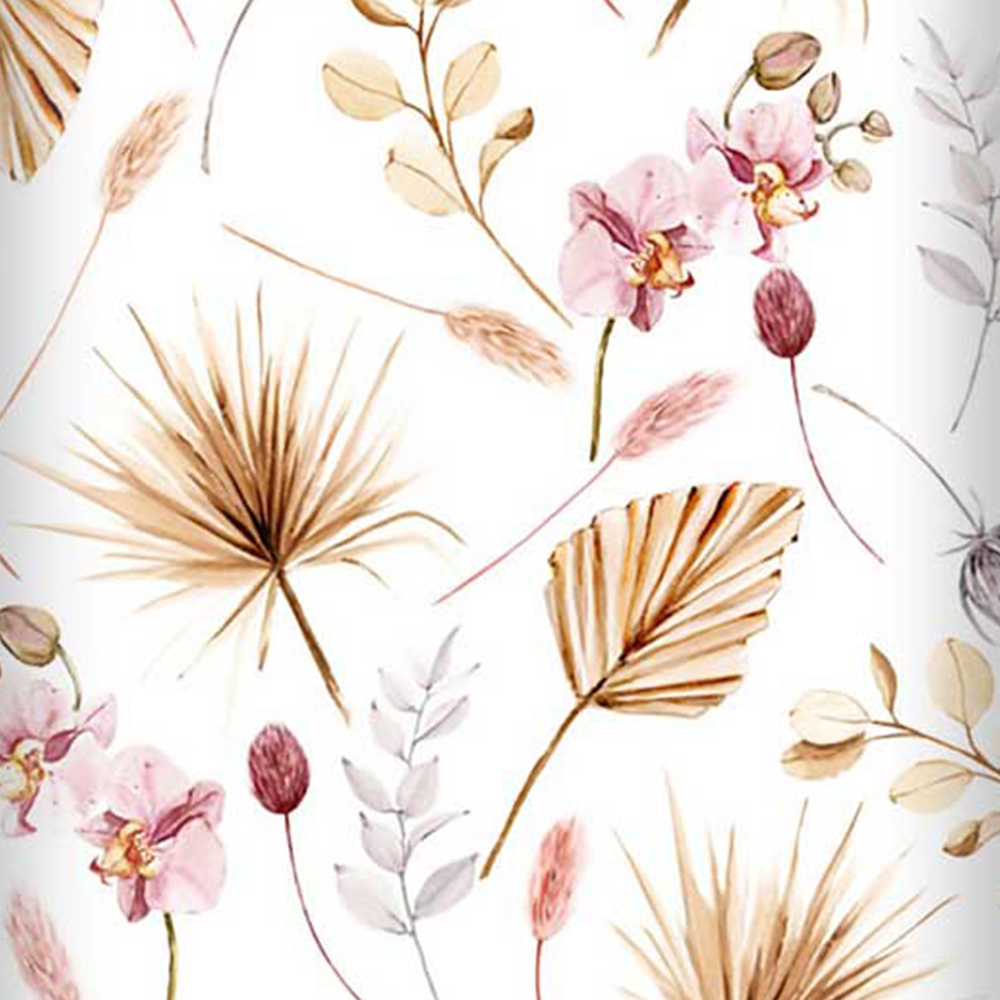 Warren Reed Designer Mini Cabin Watercolour Orchids Suitcase Image 3