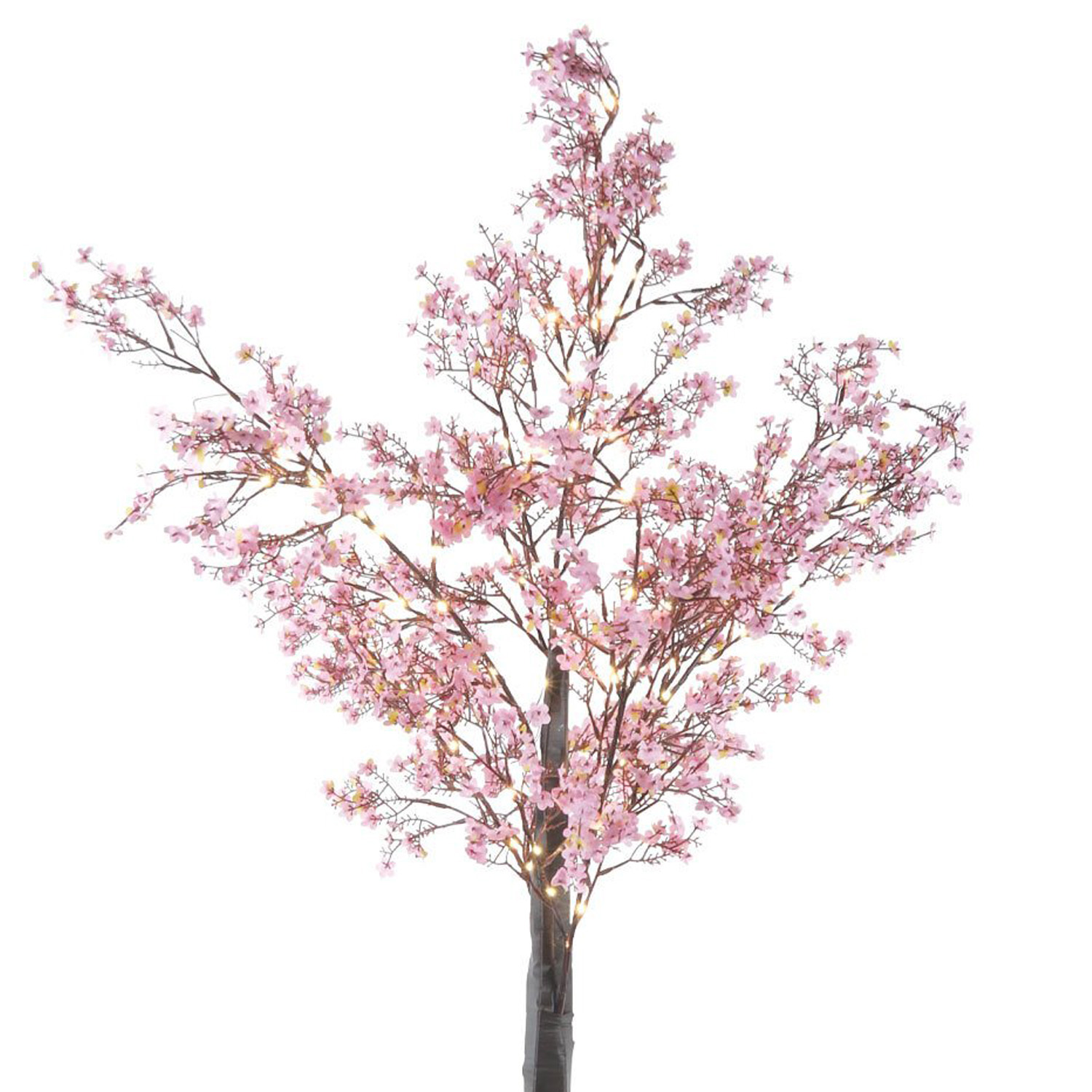 120 LED Pink Blossom Artificial Tree Image 6