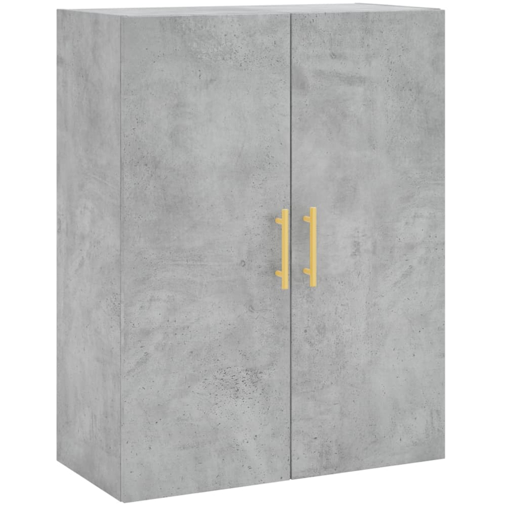 vidaXL 4 Door Concrete Grey Highboard Image 6