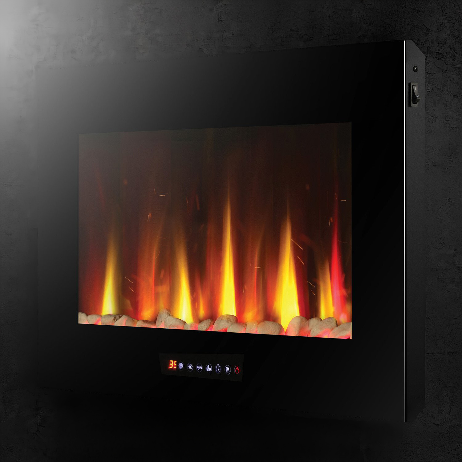 Snowden Electric Wallmounted Fireplace Image 6