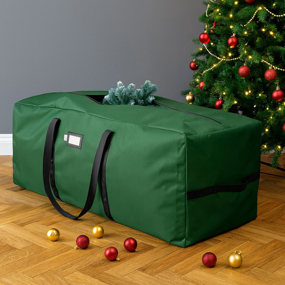 Neo Green 600D Heavy-Duty Extra Large Artificial Christmas Tree Storage Bag 7.5ft Image 2