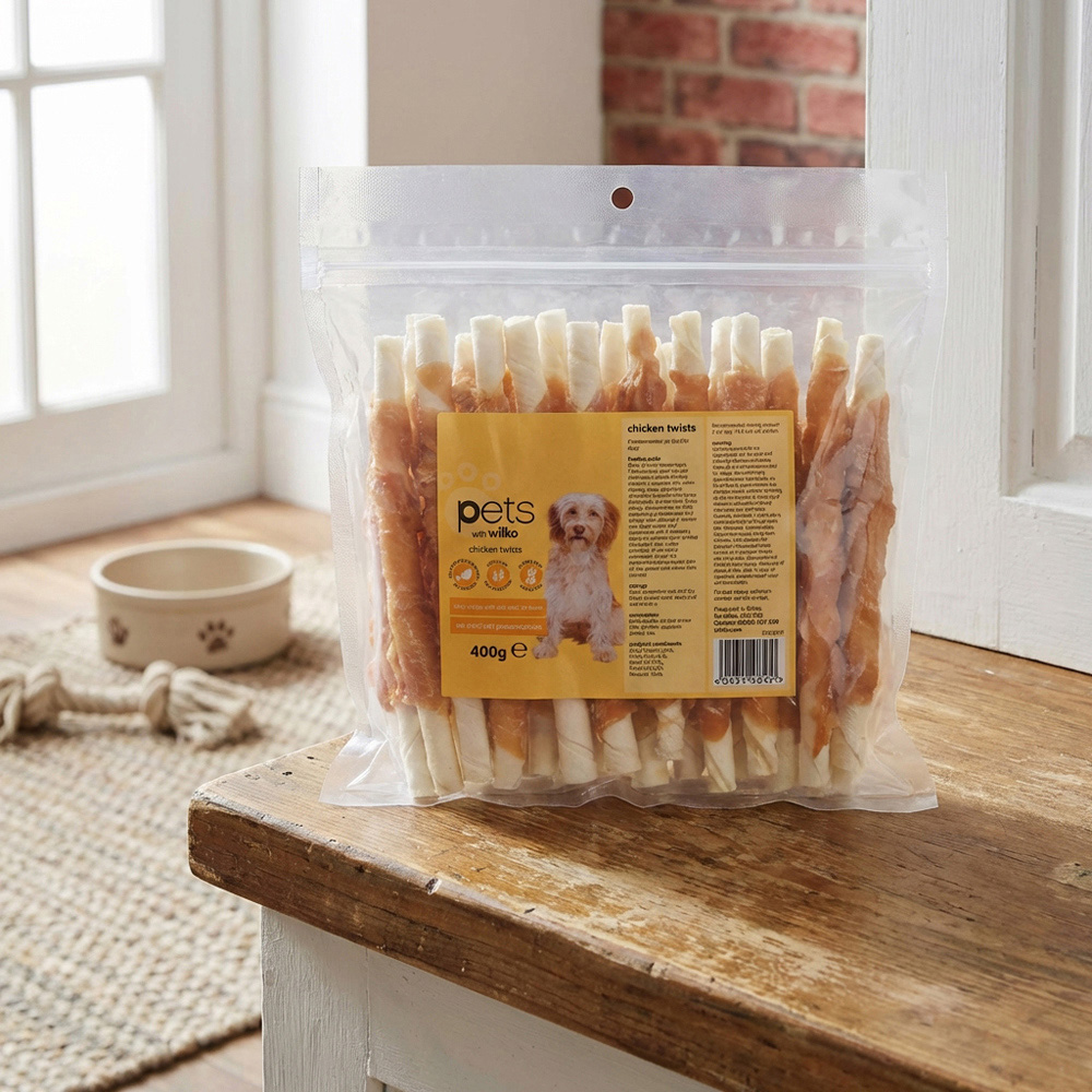 Wilko Chicken Twists Dog Treats 400g Image 3